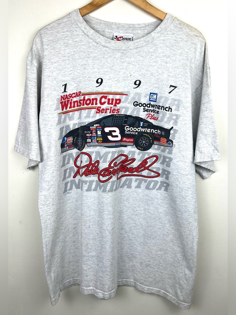 Vintage 1997 Dale Earnhardt NASCAR Winston Cup Series Tee